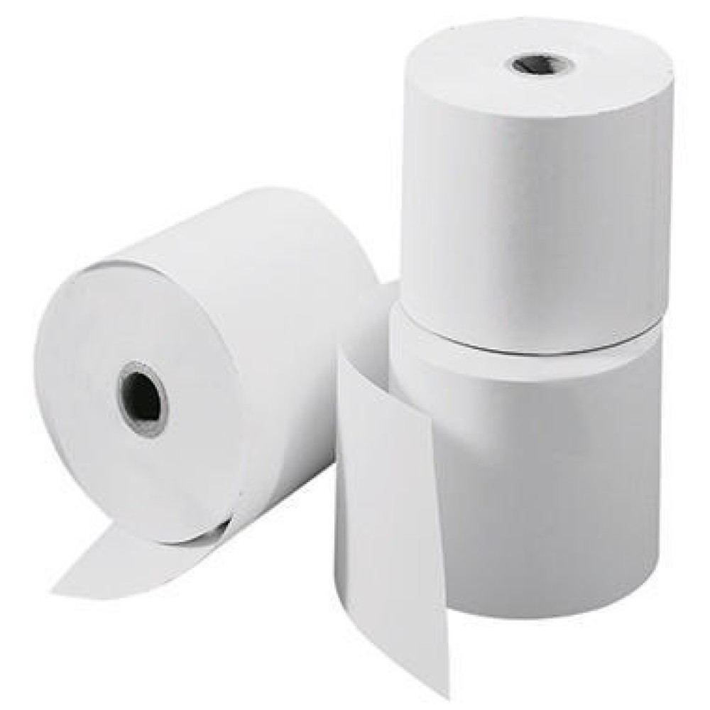 Produktabbildung: Soennecken Thermokassenrolle 4014 76mmx50m weiß 5 St./Pack.