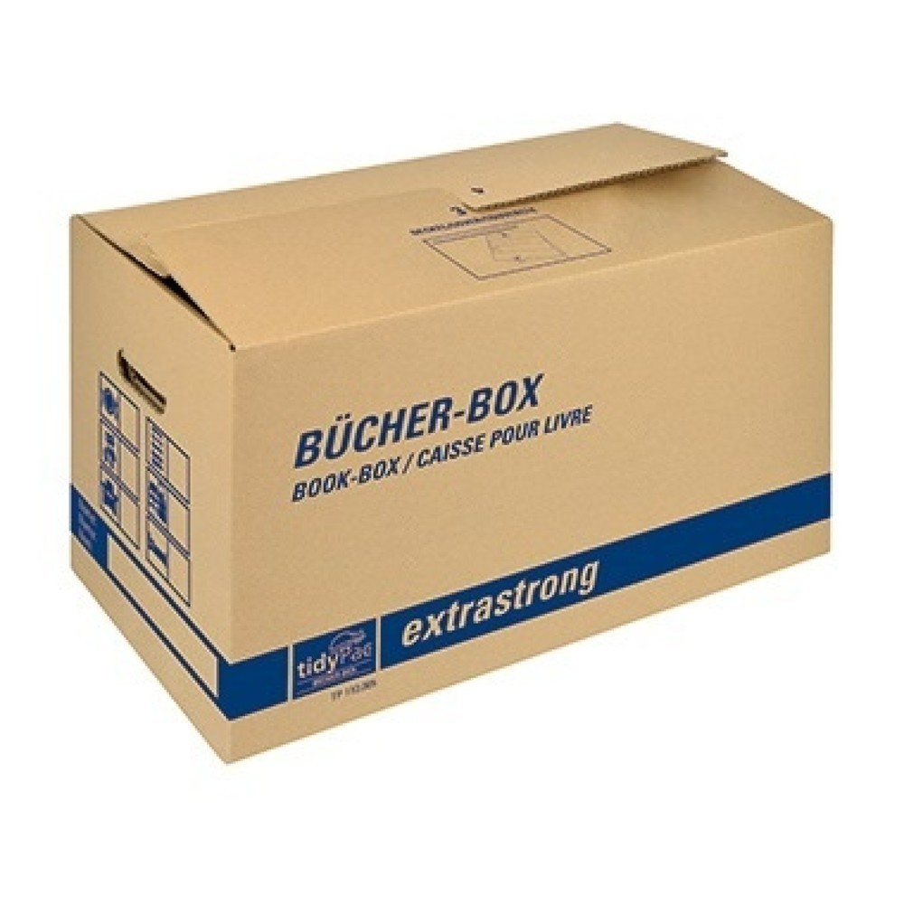 Produktabbildung: tidyPac Umzugskarton TP110.005 575x295x335mm braun