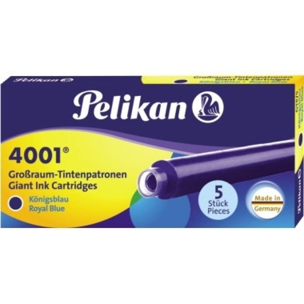 Produktabbildung: Pelikan Tintenpatrone 4001 GTP/5 310748 königsblau 5 St./Pack.