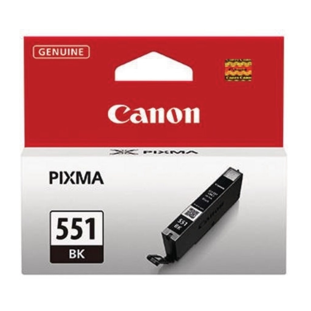 Canon Tintenpatrone CLI551BK 6508B001 7ml schwarz Produktabbildung: Canon Tintenpatrone CLI551BK 6508B001 7ml schwarz