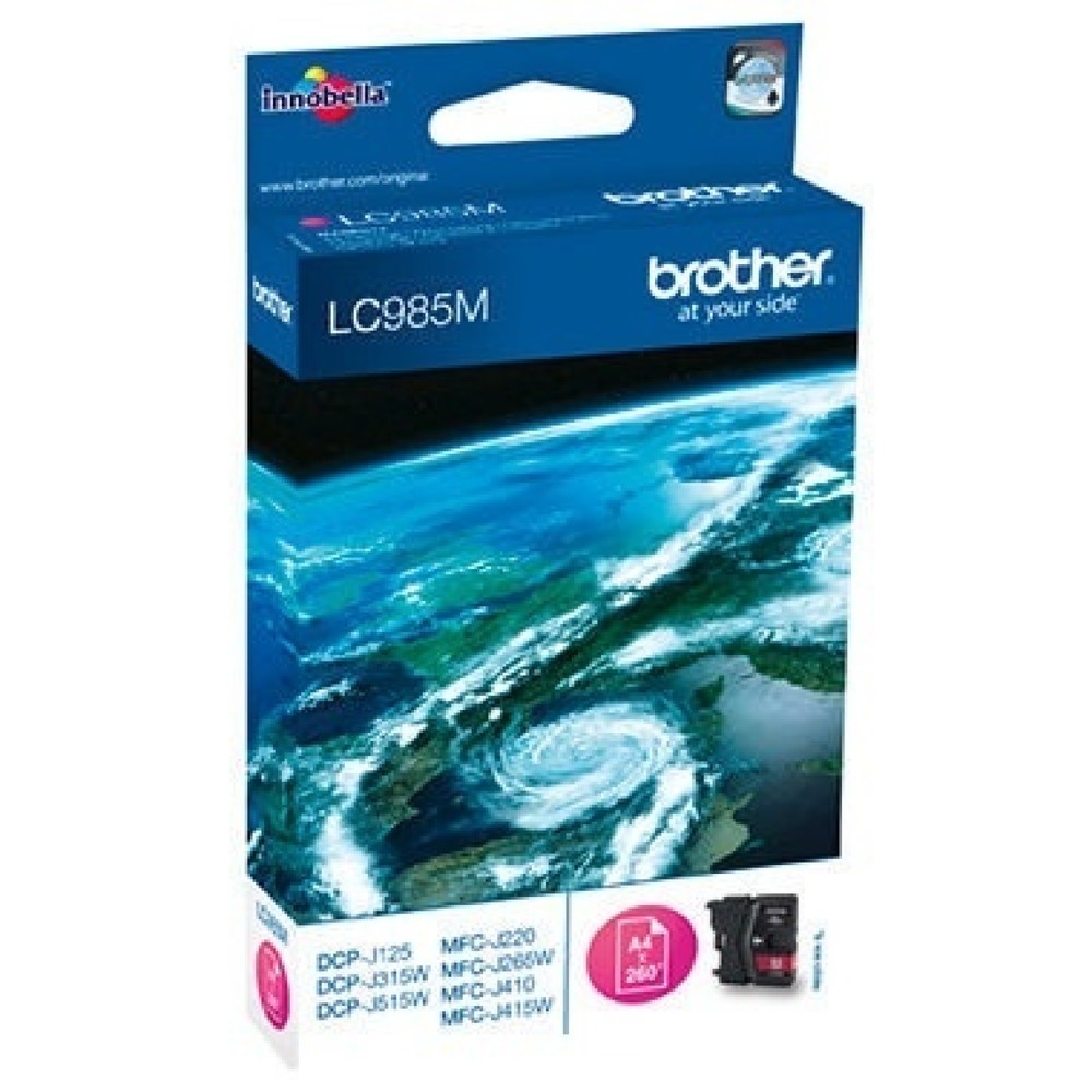 Produktabbildung Nr. 1: Brother Tintenpatrone LC985M 260Seiten magenta