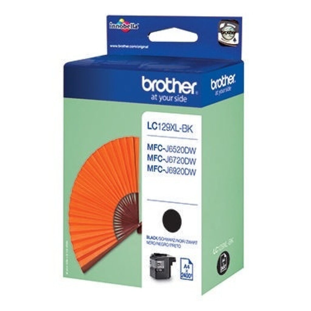 Brother Tintenpatrone LC129XLBK 2.400Seiten schwarz Produktabbildung: Brother Tintenpatrone LC129XLBK 2.400Seiten schwarz