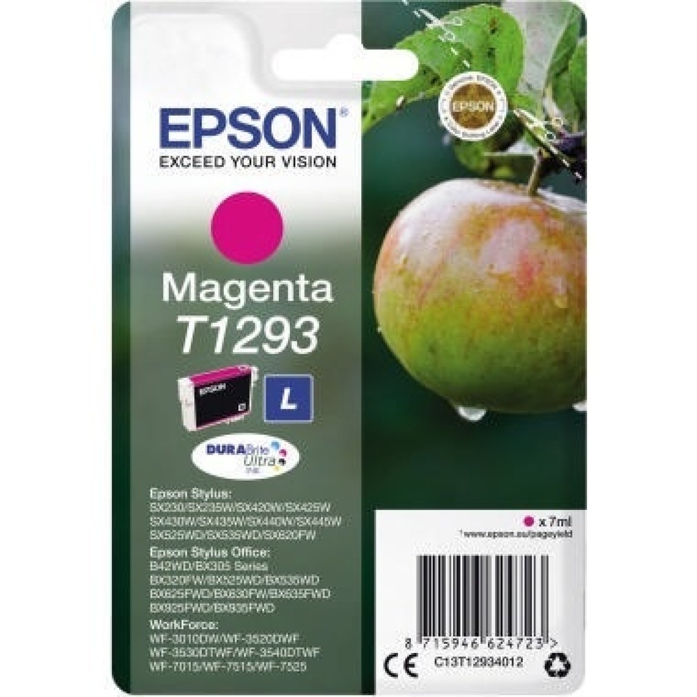 Produktabbildung Nr. 1: Epson Tintenpatrone C13T12934012 T1293 7ml magenta