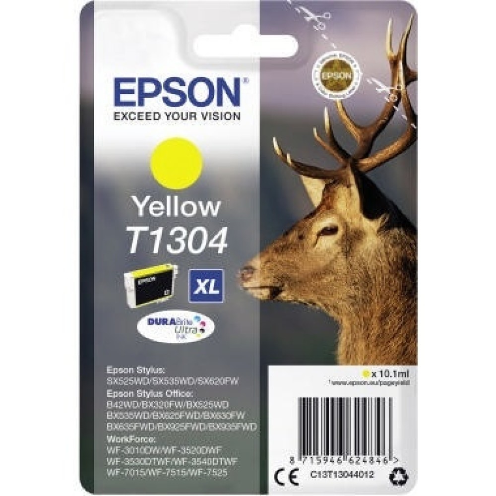 Produktabbildung: Epson Tintenpatrone C13T13044012 T1304 10,1ml gelb