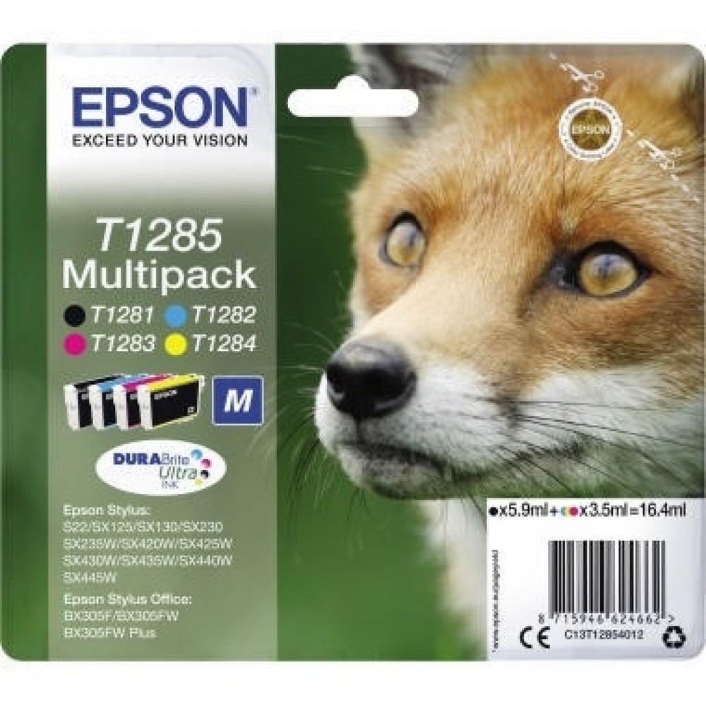 Produktabbildung: Epson Tintenpatrone C13T12854012 sw/c/m/y 4 St./Pack.