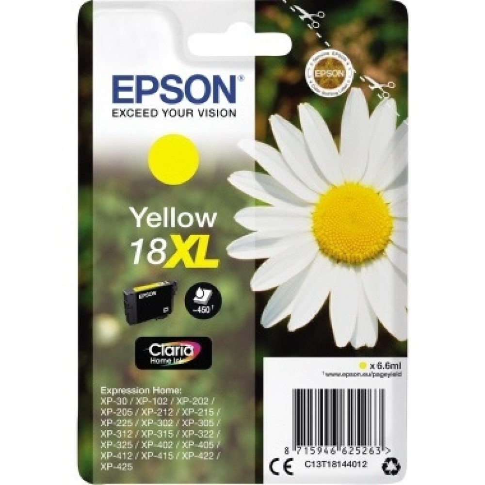 Produktabbildung: Epson Tintenpatrone C13T18144012 6,6ml gelb