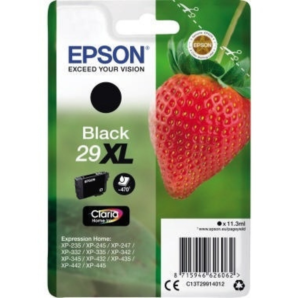 Produktabbildung: Epson Tintenpatrone C13T29914012 29XL 11,3ml 470Seiten schwarz