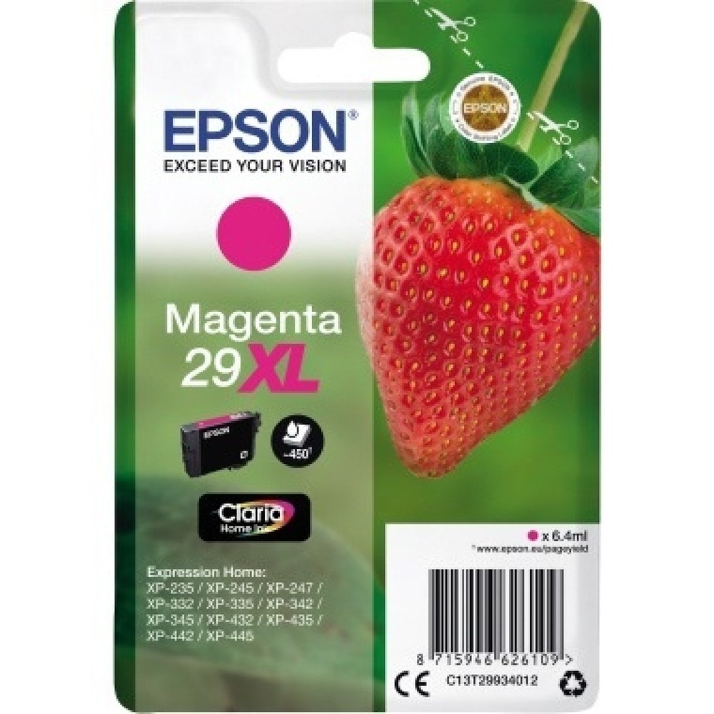 Produktabbildung: Epson Tintenpatrone C13T29934012 29XL 6,4ml 450Seiten magenta
