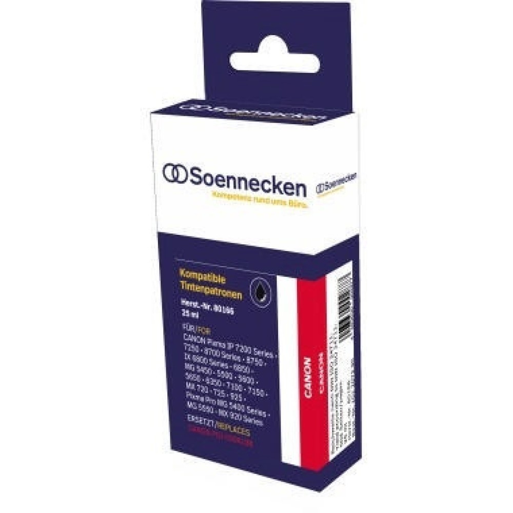 Produktabbildung: Soennecken Tintenpatrone 80166 wie Canon PGI550XLPGBK schwarz