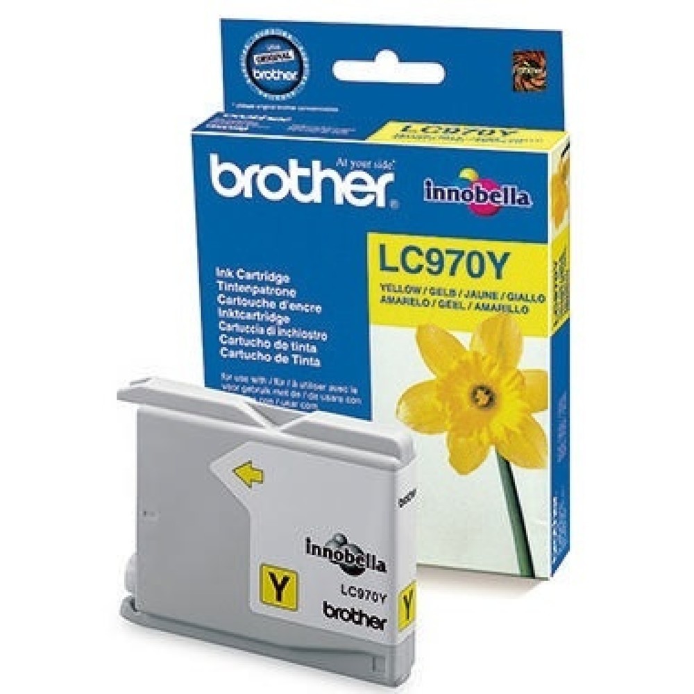 Produktabbildung: Brother Tintenpatrone LC970Y 300Seiten gelb