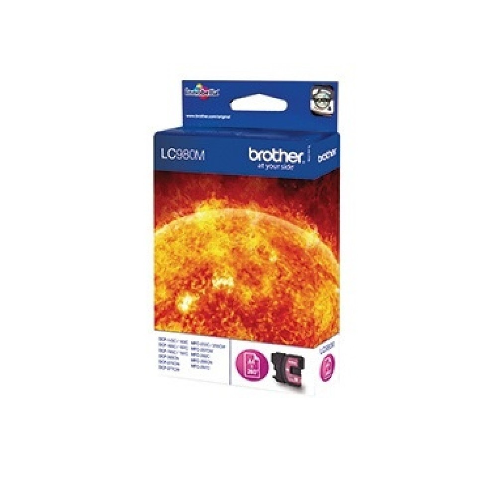 Produktabbildung: Brother Tintenpatrone LC980M 260Seiten magenta