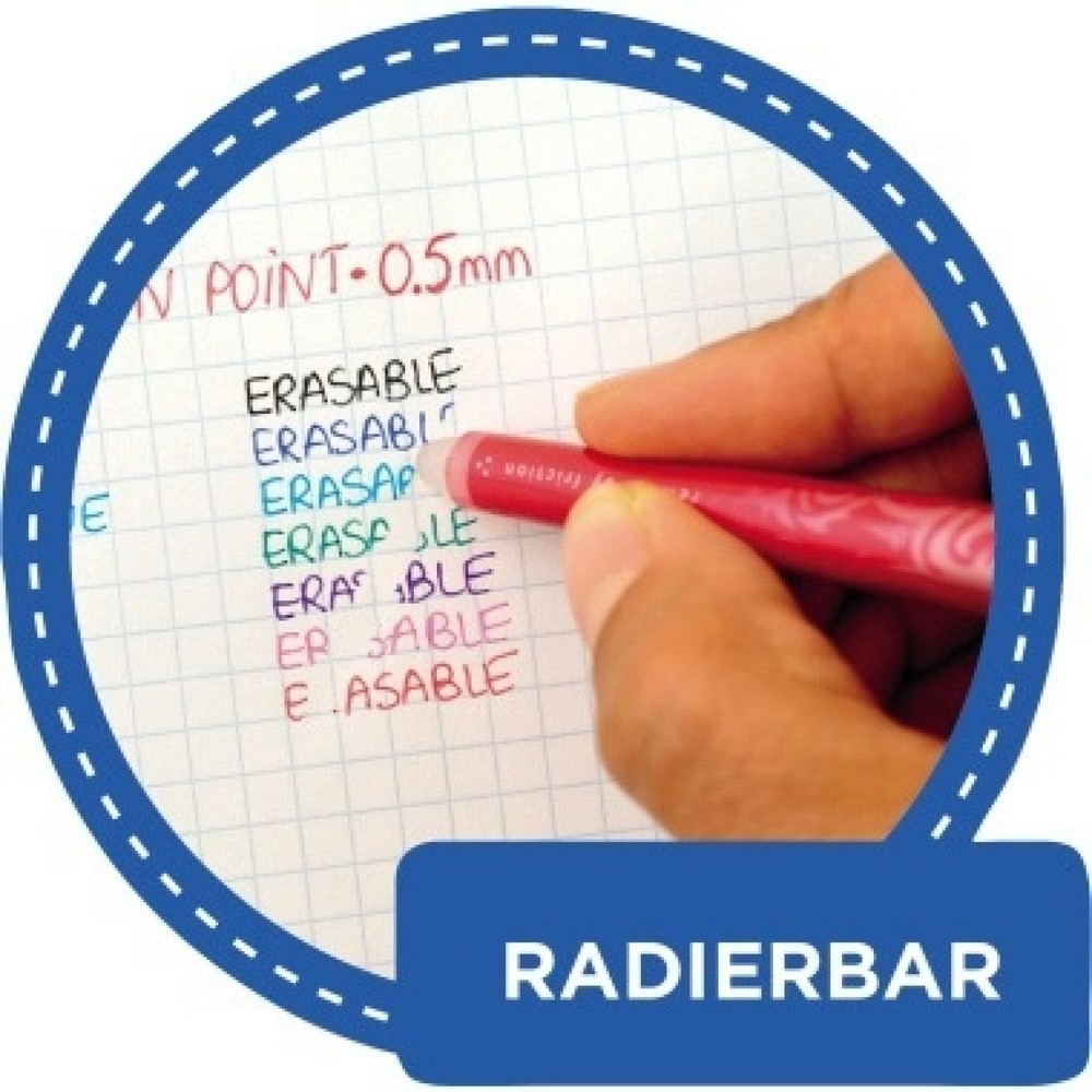 Produktabbildung Nr. 2: PILOT Tintenroller FriXion Point 2264001 0,3mm Kappenmodell sw