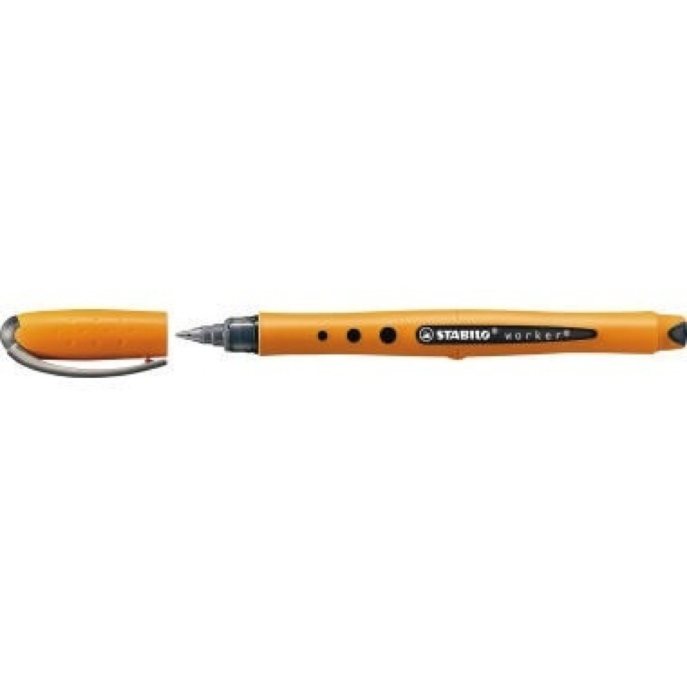 Produktabbildung: STABILO Rollerball bionic worker fine 2016/46 0,3mm Kappenmodell sw