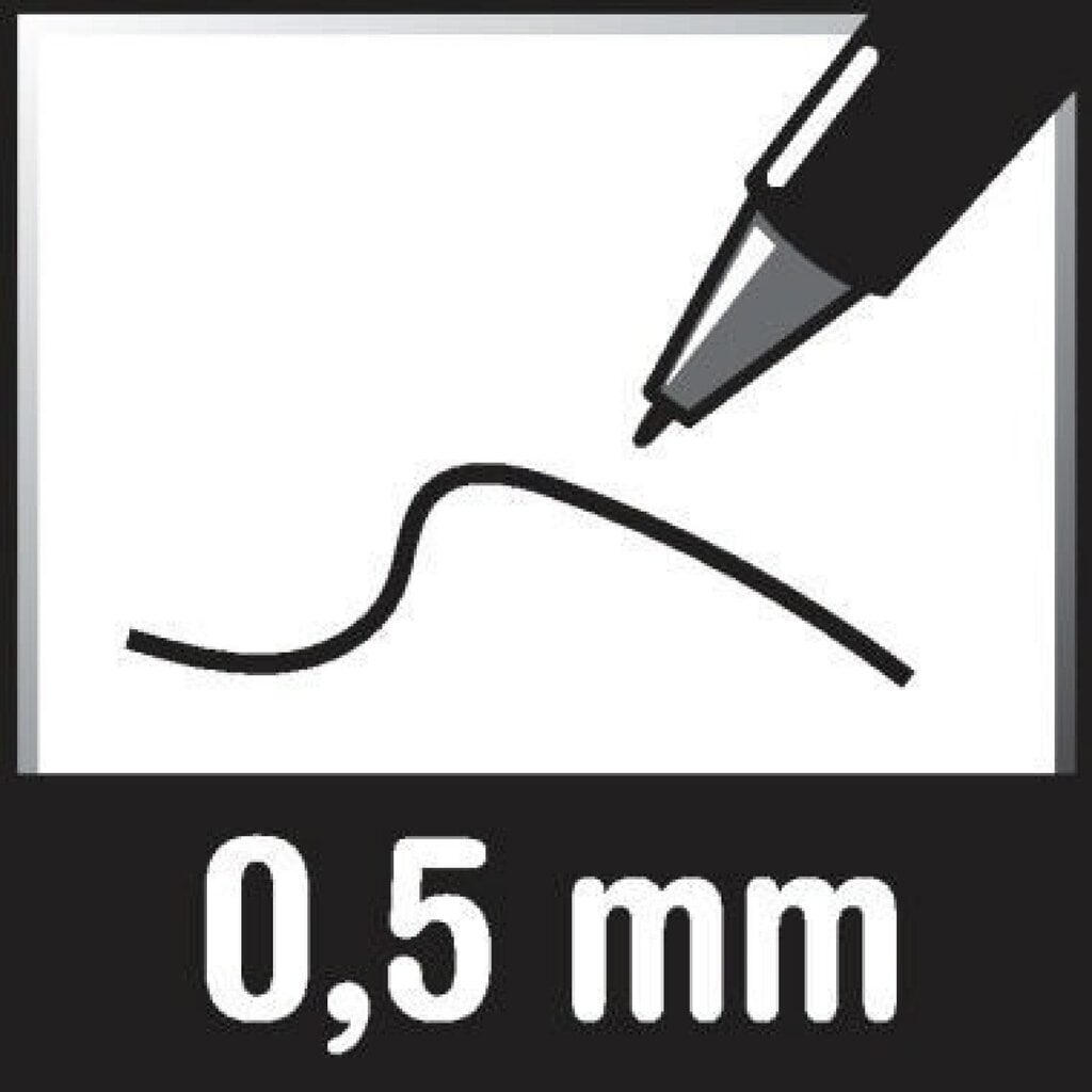 Produktabbildung Nr. 2: Schneider Kugelschreiber HAPTIFY 135301 M 0,5mm blau