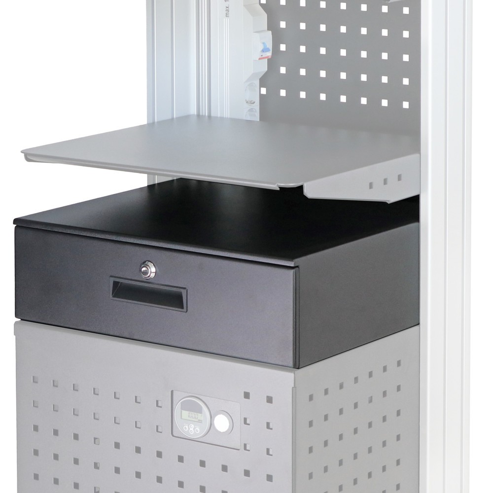 N° de l'image du produit 2 : Tiroir B500-165 avec serrure pour poste de travail mobile WMD Jungheinrich
