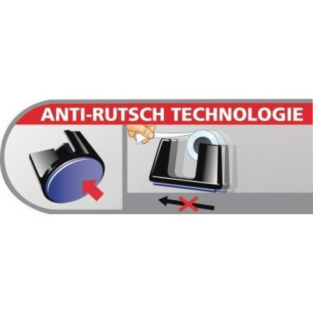 Produktabbildung Nr. 2: tesa® Tischabroller Easy Cut Compact 53827-00000 schwarz +Klebefilm