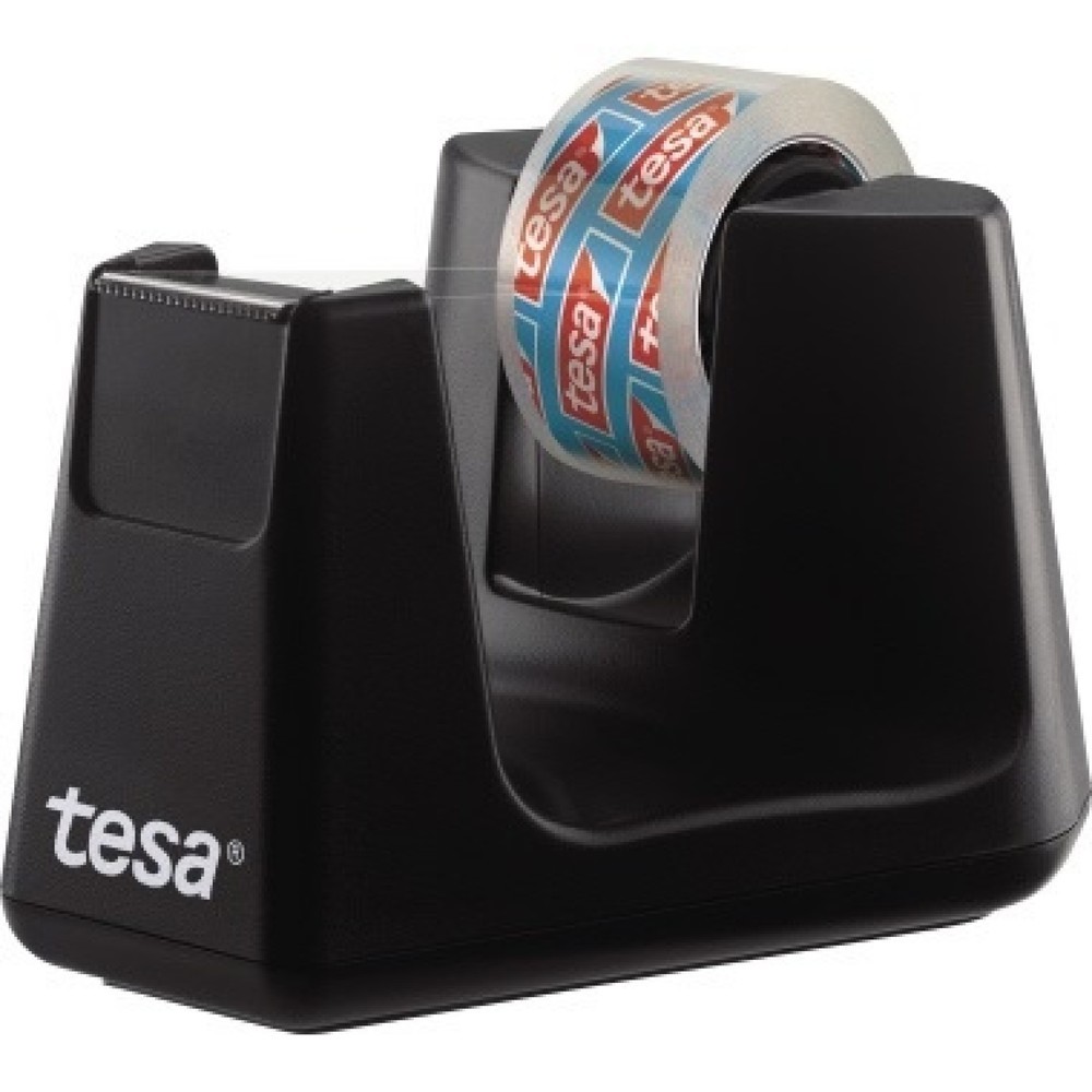 Produktabbildung: tesa® Tischabroller ecoLogo Smart 53903-00000-00 schwarz +Klebefilm