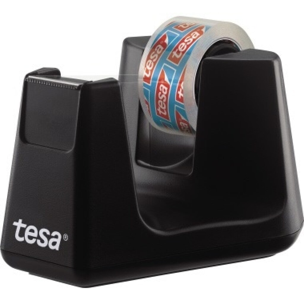 Produktabbildung: tesa® Tischabroller ecoLogo Smart 53903-00000-00 schwarz +Klebefilm