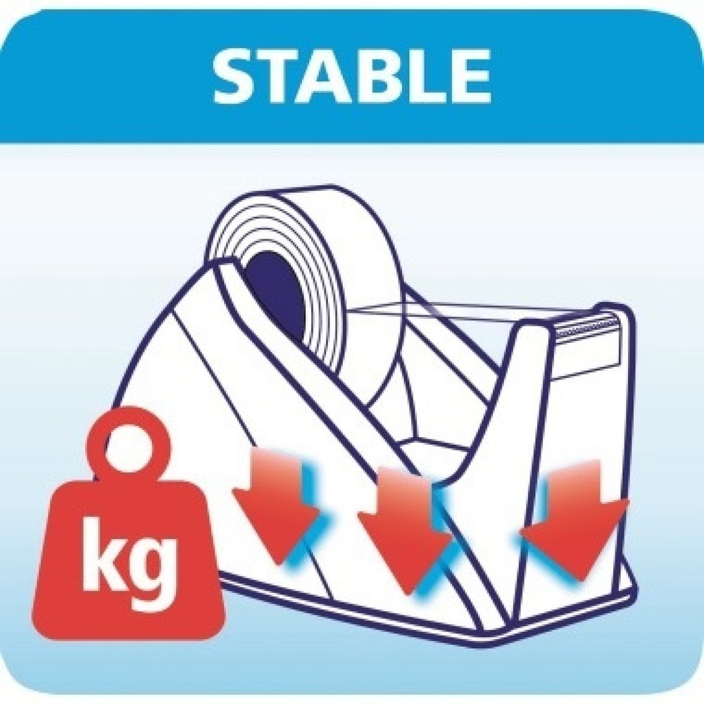Produktabbildung Nr. 4: tesa® Tischabroller Easy Cut 57421-00001 33mx19mm schwarz