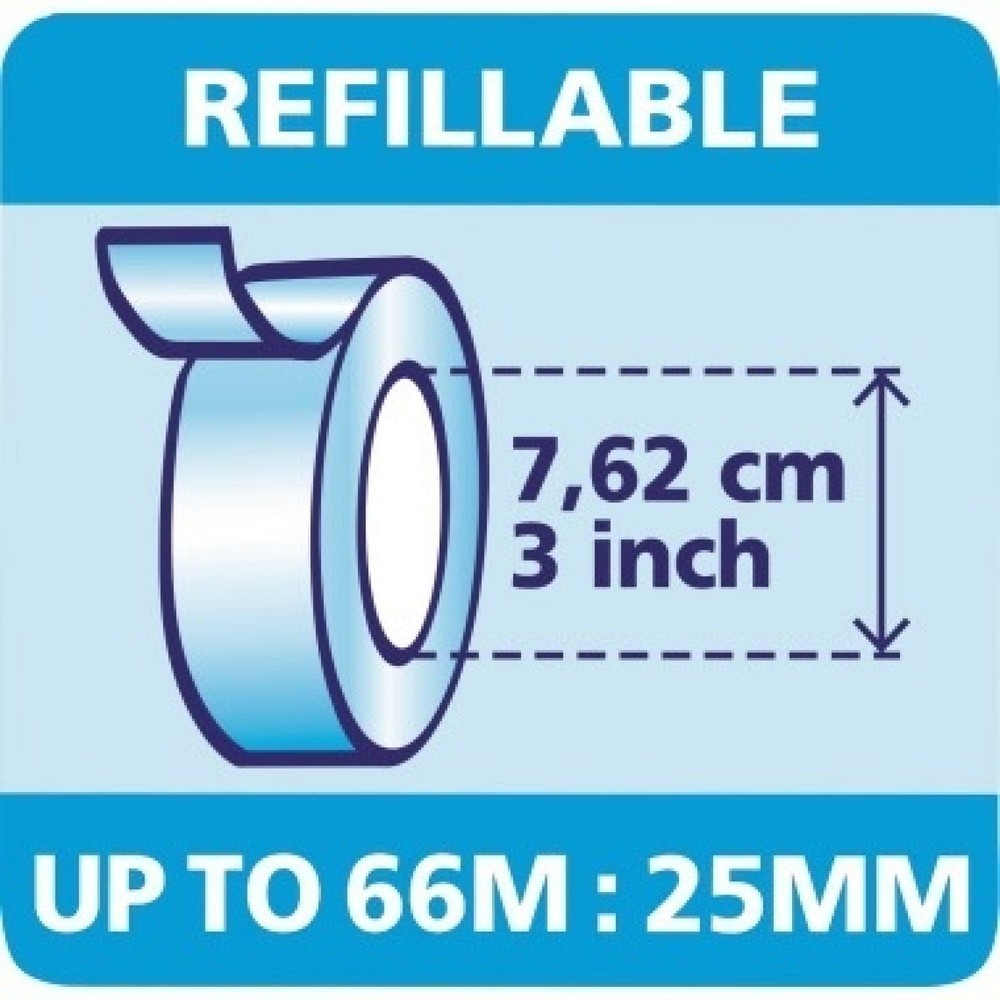 Produktabbildung Nr. 3: tesa® Tischabroller Easy Cut Professional 57422-00000 rot/blau