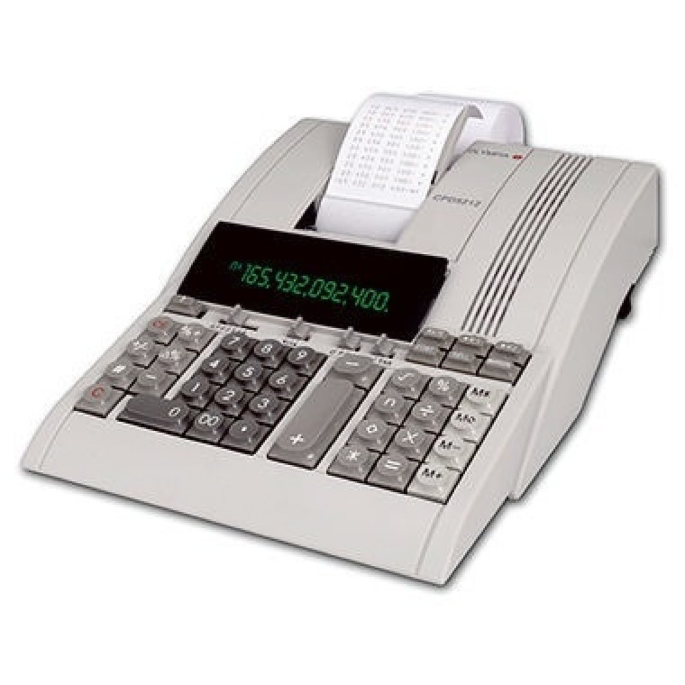 Produktabbildung: Olympia Tischrechner CPD 5212 4861 druckend 12stellig Netzbetrieb weiß