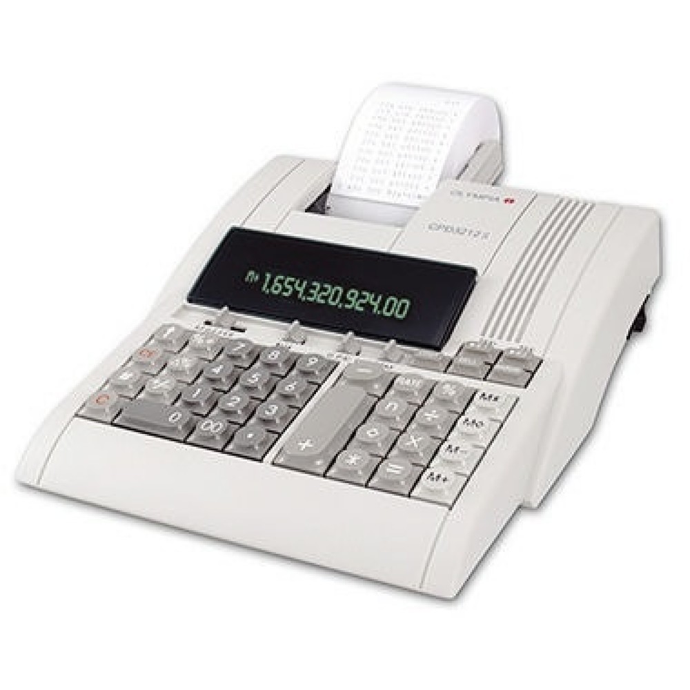 Produktabbildung: Olympia Tischrechner CPD 3212 S druckend 12stellig Netzbetrieb weiß
