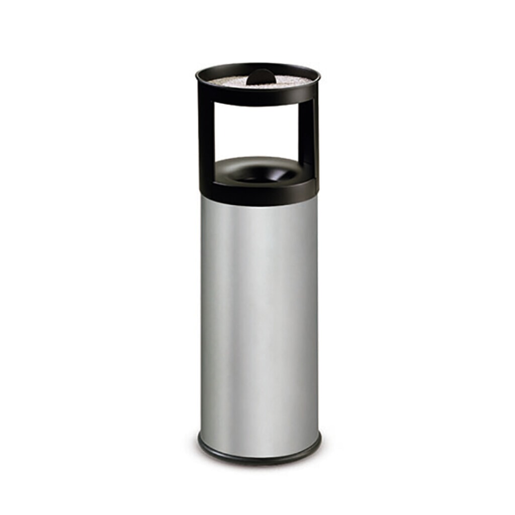 Produktabbildung: TKG Ascher-Abfall-Kombination FLORENZ, Edelstahl, 25 Liter