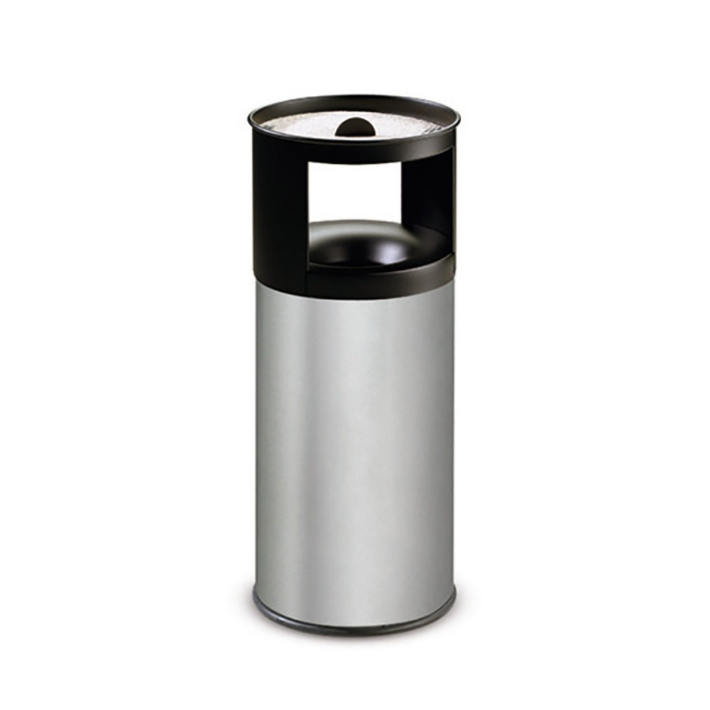 Produktabbildung Nr. 1: TKG Ascher-Abfall-Kombination FLORENZ, Edelstahl, 40 Liter