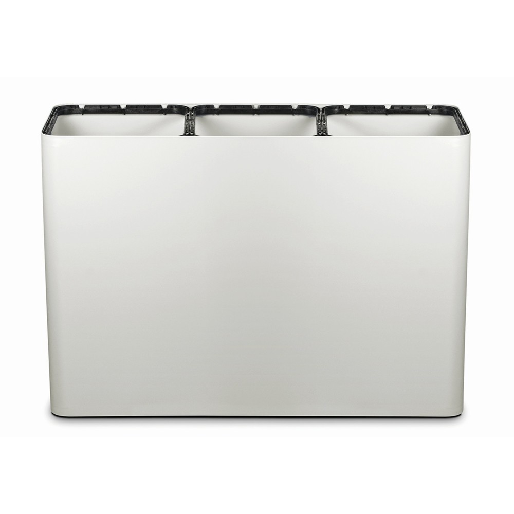 Produktabbildung: TKG Design-Abfall-Trennsystem PURE 3er-Basis 300L Weiß