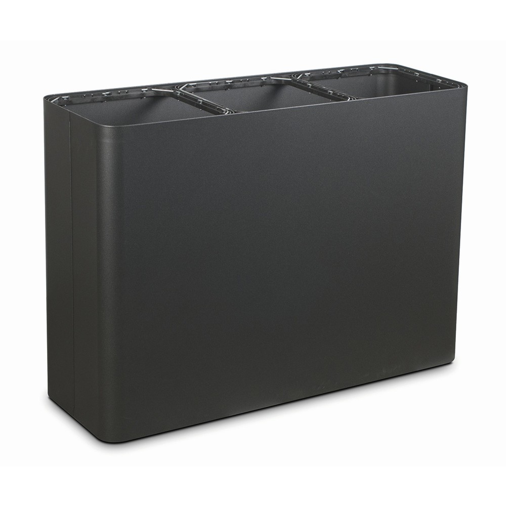 Produktabbildung Nr. 1: TKG Design-Abfall-Trennsystem PURE 3er-Basis 300L Schwarz