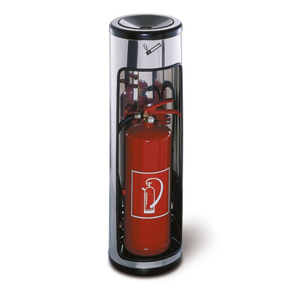 Produktabbildung: TKG Sicherheits-Standascher mit Feuerlöschereinstellplatz, 6 kg
