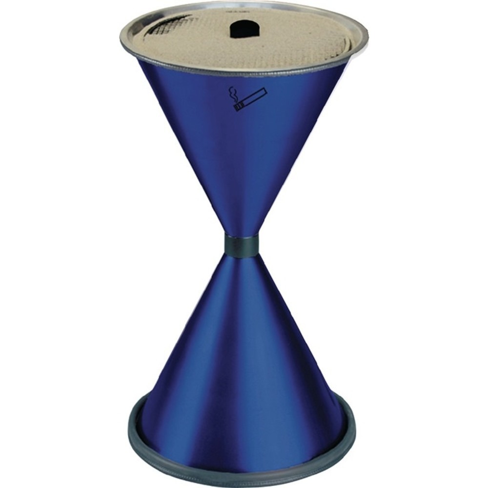 Produktabbildung: TKG Standascher, Stahlblech, D405xH770mm blau