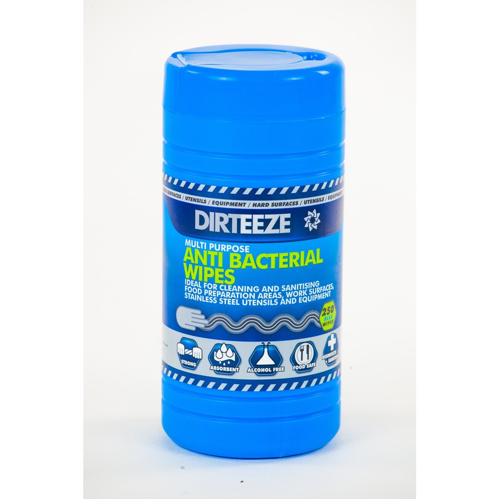 Imagen del producto: Toallitas antibacterianas, 8 latas de 250 toallitas