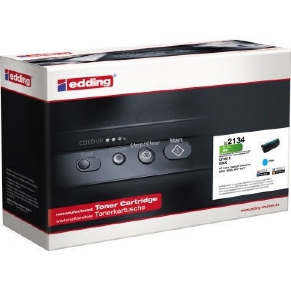 Produktabbildung: edding Toner 18-2134 wie HP CF361X cyan