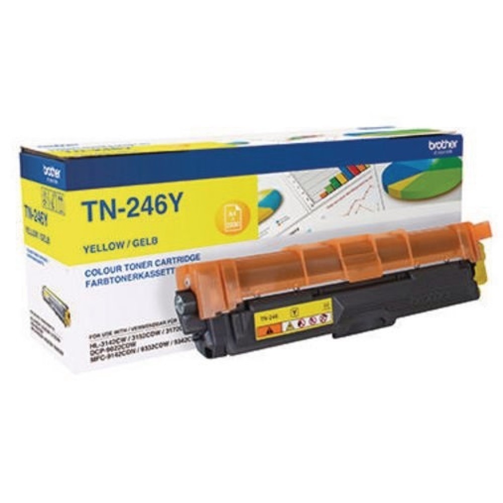 Produktabbildung: Brother Toner TN246Y 2.200Seiten gelb