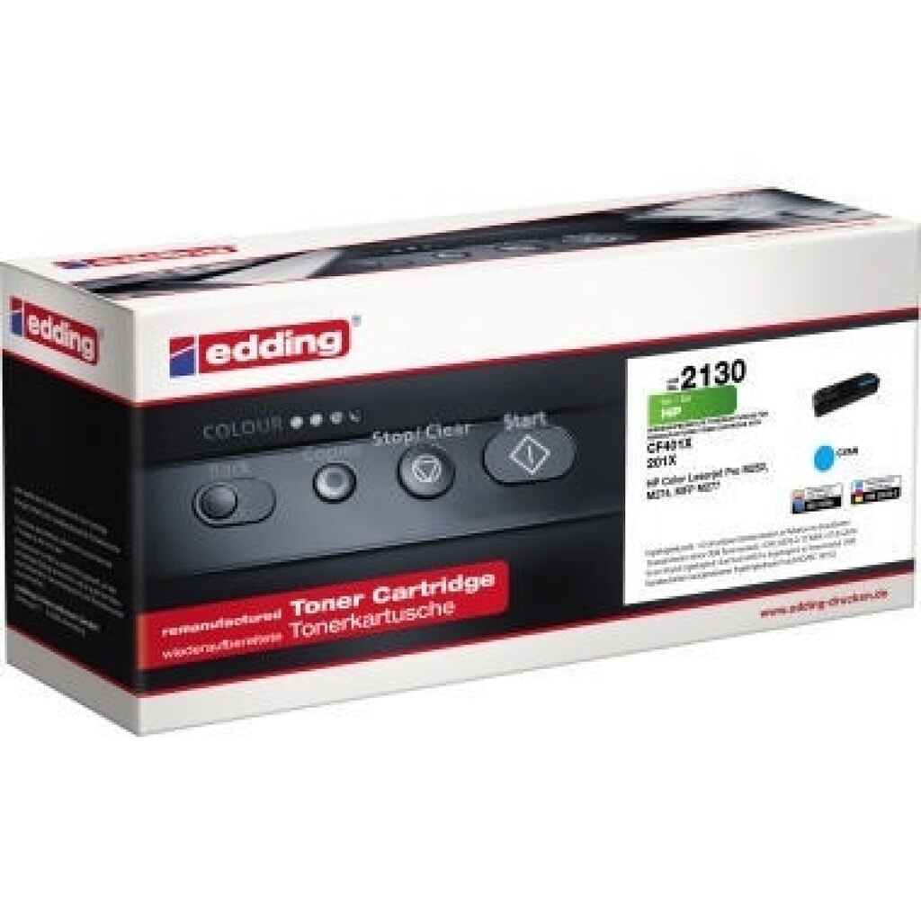 Produktabbildung: edding Toner 18-2130 wie HP CF401X cyan