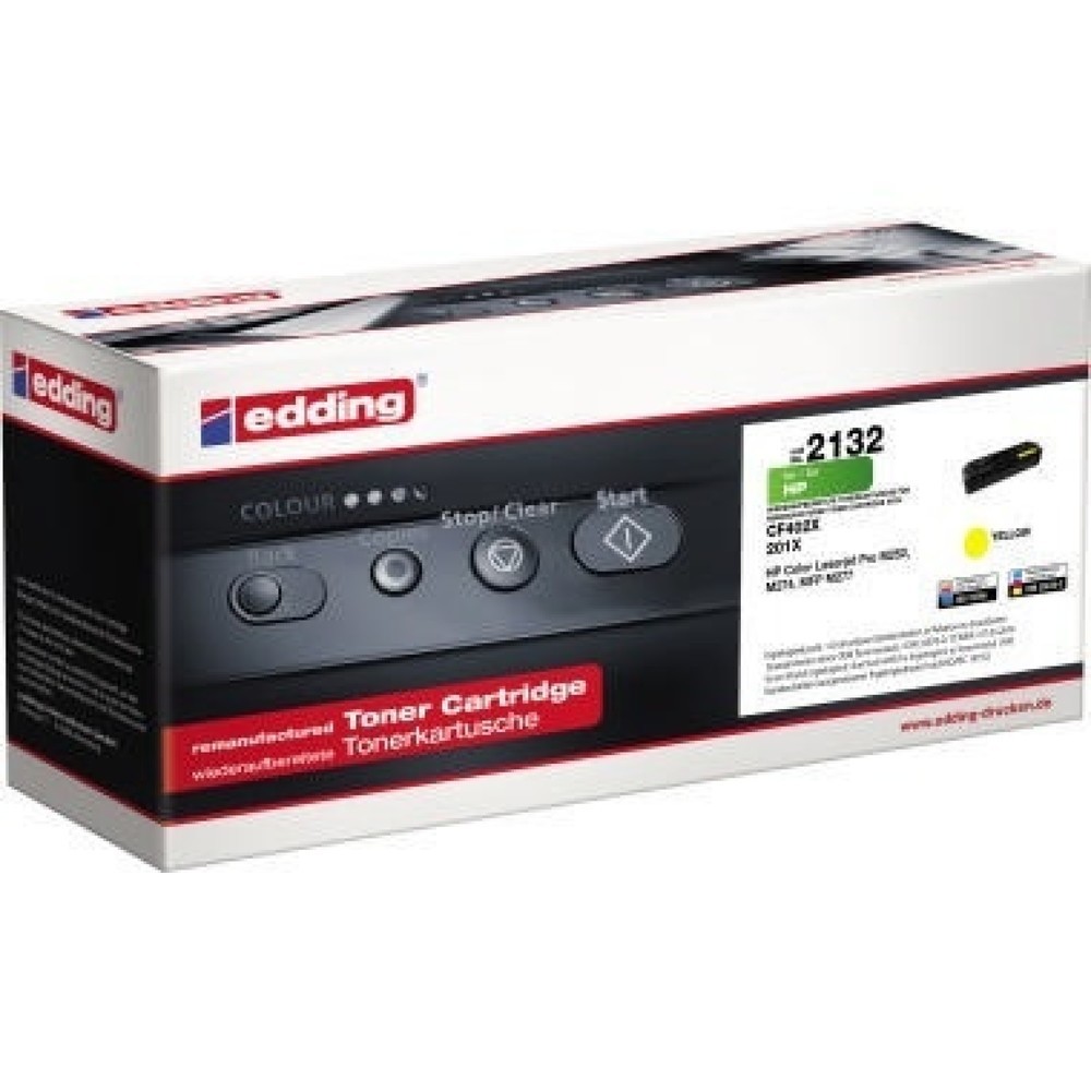 Produktabbildung: edding Toner 18-2132 wie HP CF402X gelb