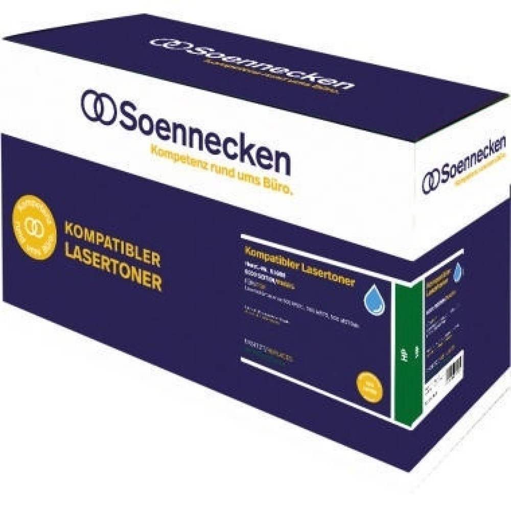 Produktabbildung: Soennecken Toner 81088 wie HP CE401A 507A 6.000Seiten cyan