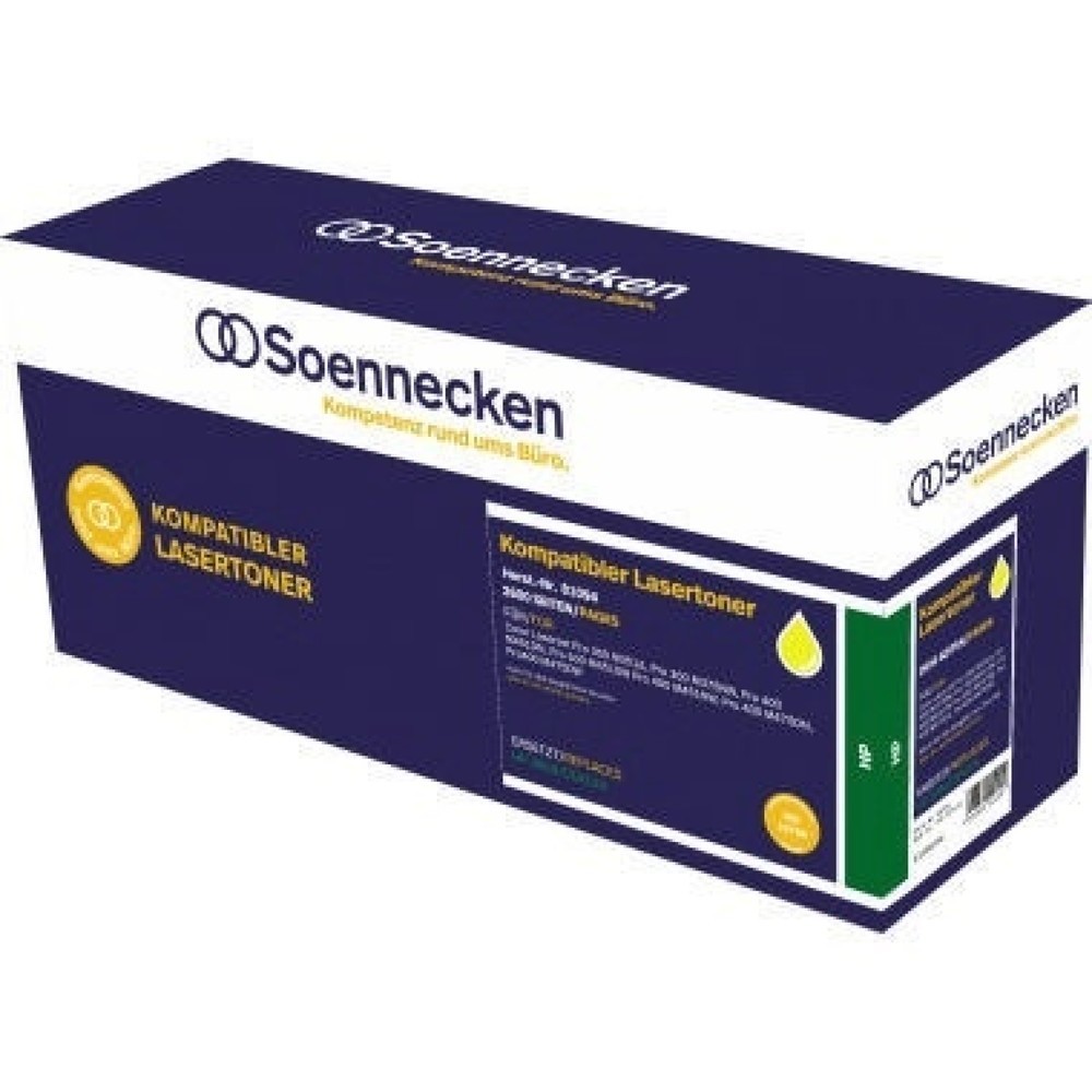 Produktabbildung Nr. 1: Soennecken Toner 81094 wie HP CE412A 305A 2.600Seiten gelb