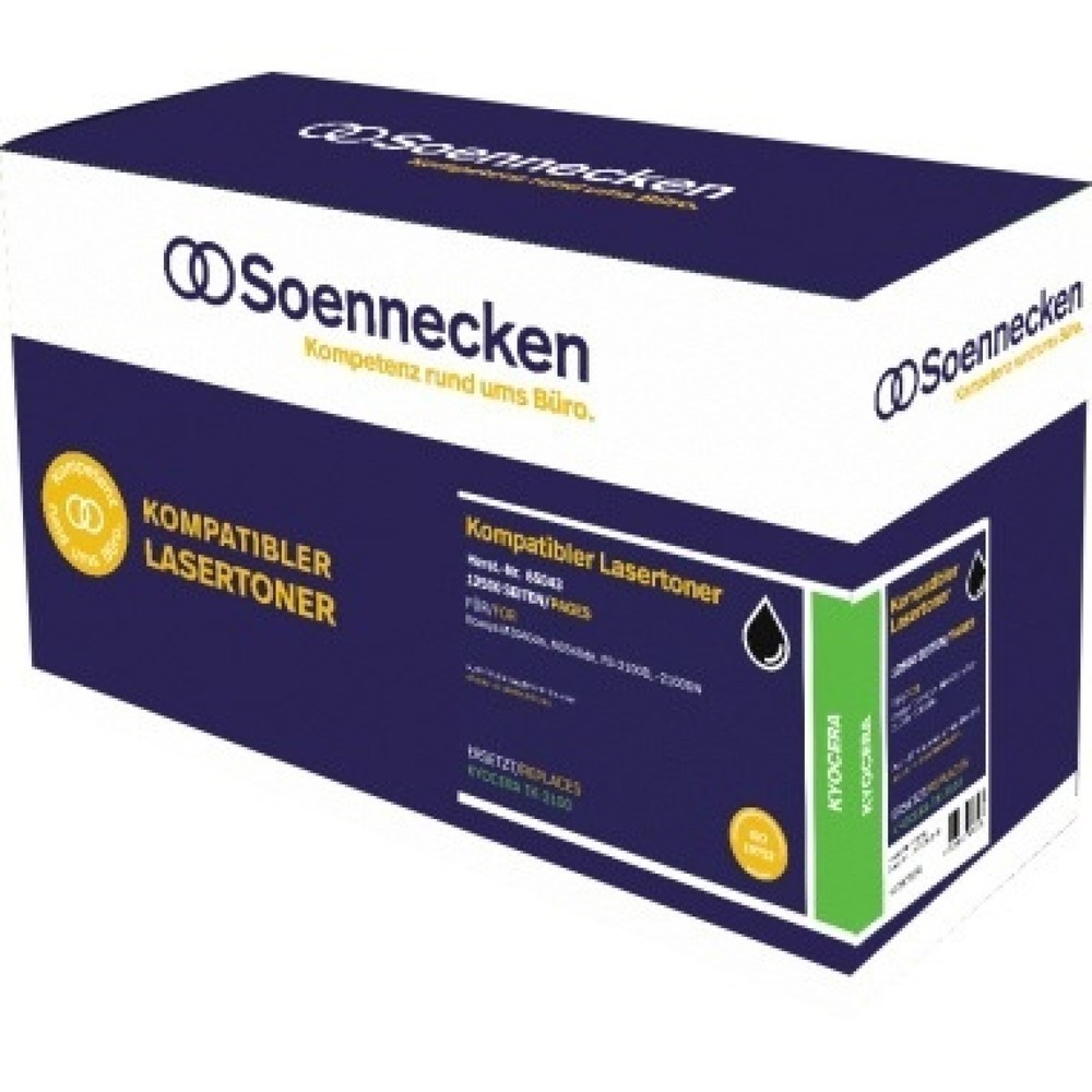 Produktabbildung: Soennecken Toner 85043 wie Kyocera TK3100 12.500Seiten schwarz