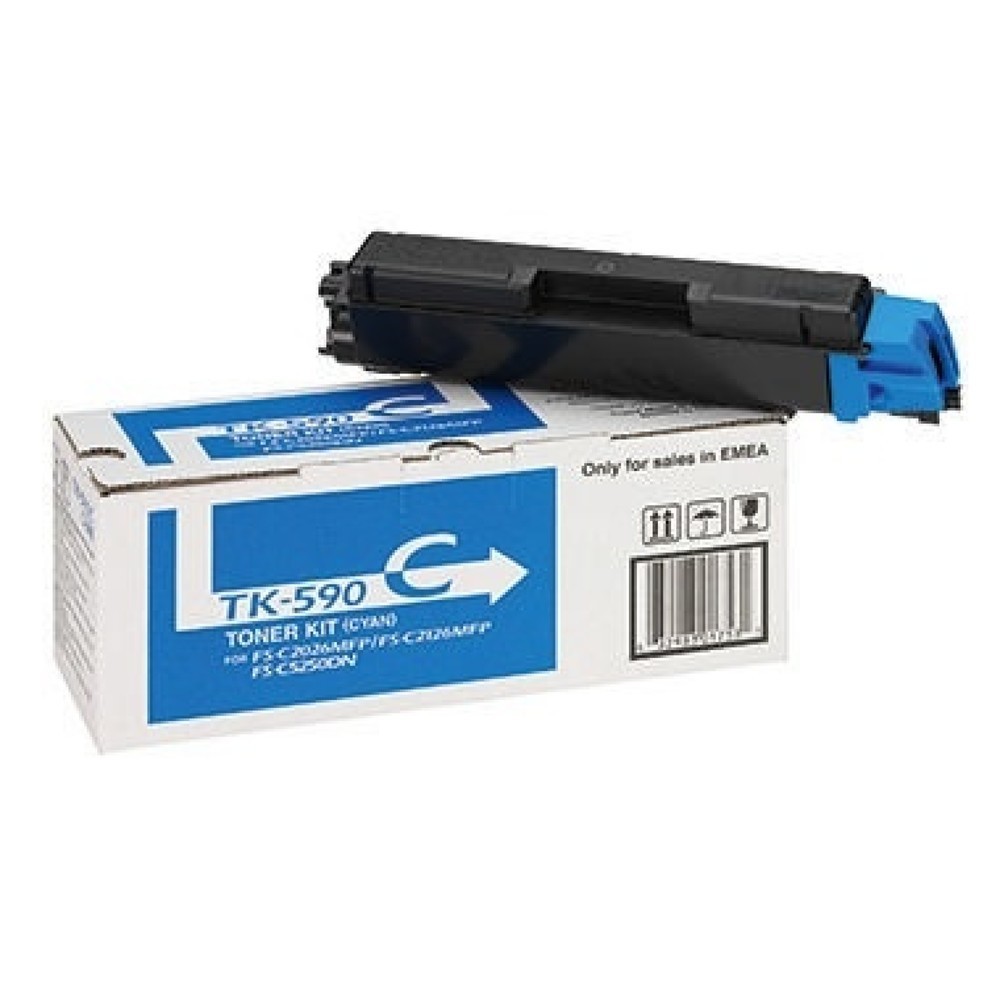 Produktabbildung: KYOCERA Toner TK590C 1T02KVCNL0 5.000Seiten cyan