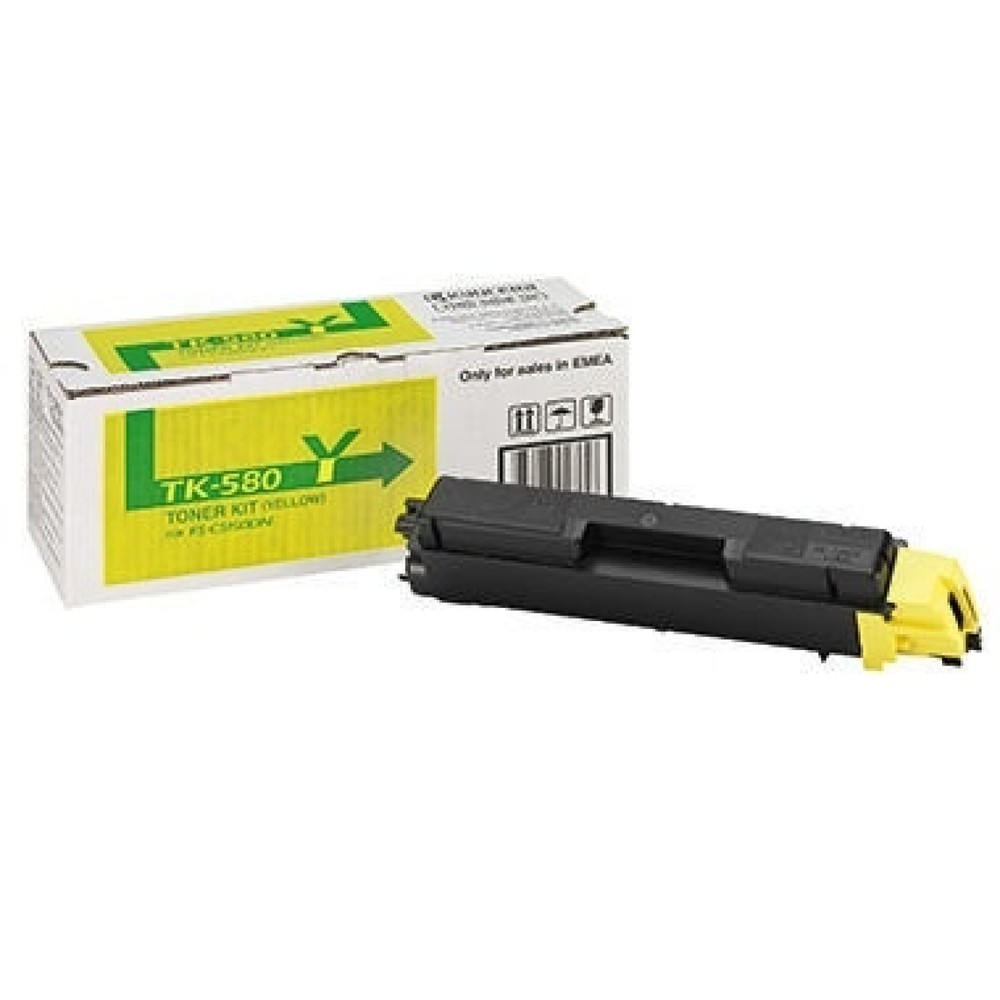 Produktabbildung: KYOCERA Toner TK580Y 1T02KTANL0 2.800Seiten gelb