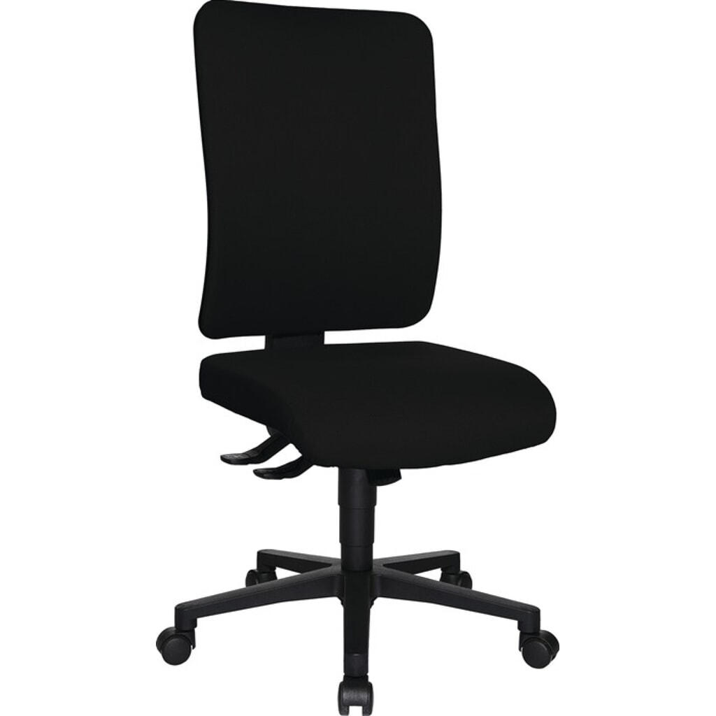 Produktabbildung: Topstar® Bürodrehstuhl, schwarz 450-550 mm, mit Synchrontechnik, ohne Armlehnen Tragfähigkeit 110 kg