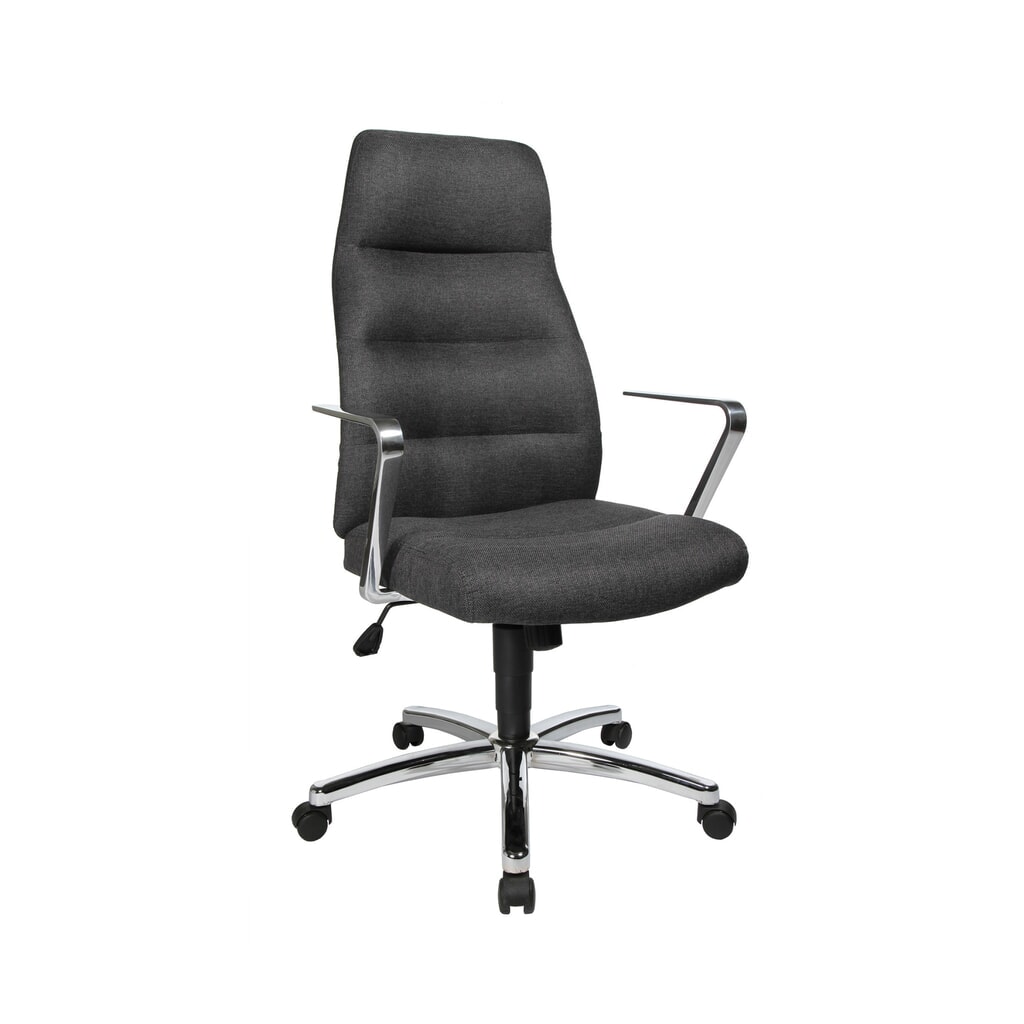 Produktabbildung: Topstar® Bürodrehstuhl Chefsessel Chairman, Stoff anthrazit