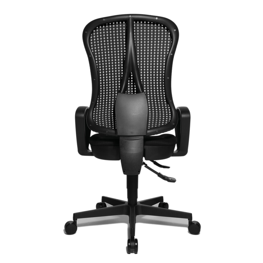 Topstar® Bürodrehstuhl Head Point SY, Muldensitz, schwarz/schwarz Produktabbildung Nr. 6: Topstar® Bürodrehstuhl Head Point SY, Muldensitz, schwarz/schwarz
