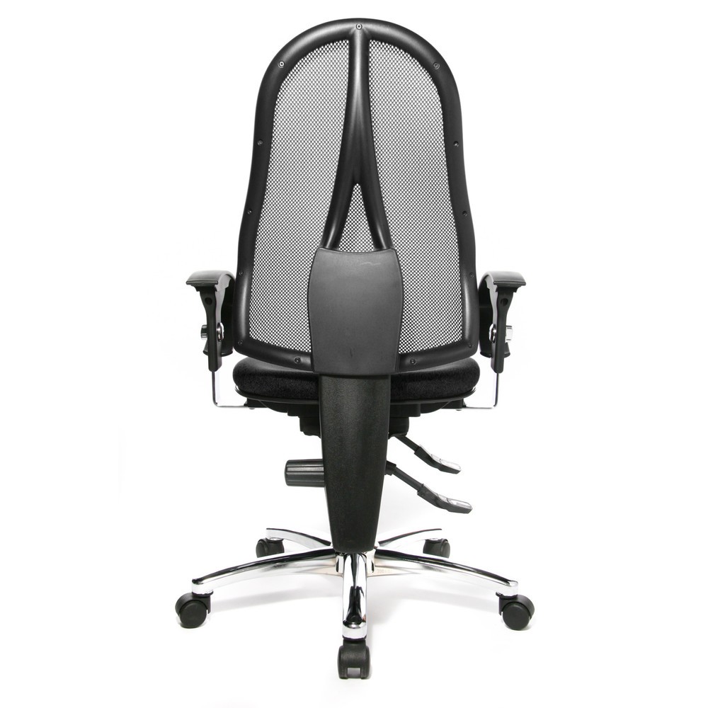 Produktabbildung Nr. 3: Topstar® Bürodrehstuhl Ortho 15, Netzrücken, höhenverstellbare Armlehnen, anthrazit