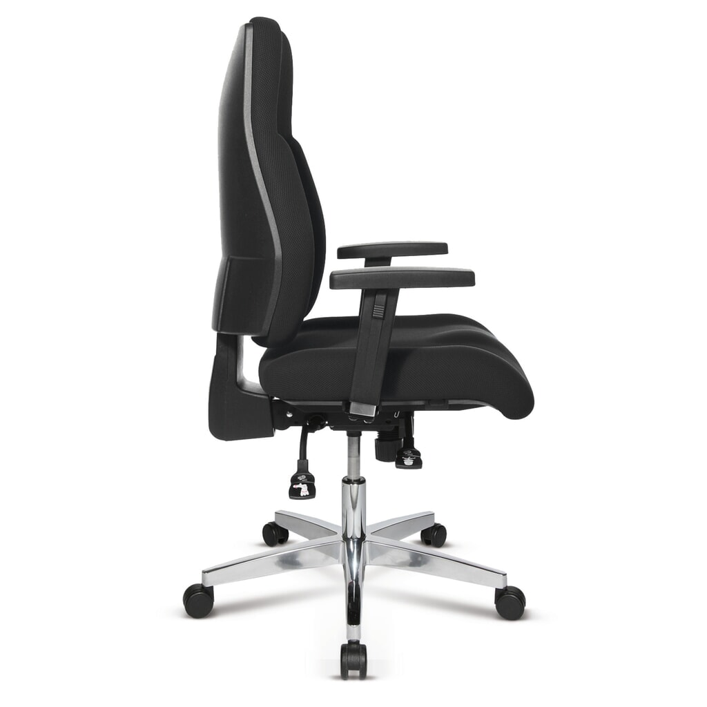 Topstar® Bürodrehstuhl P91, Formschaumlehne, apfelgrün Produktabbildung Nr. 3: Topstar® Bürodrehstuhl P91, Formschaumlehne, apfelgrün
