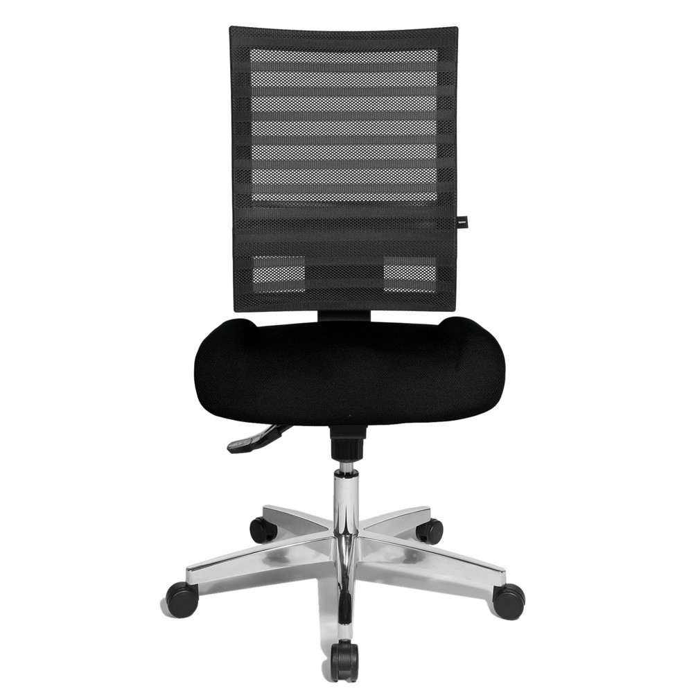 Produktabbildung: Topstar® Bürodrehstuhl P91-NET, Netzrücken schwarz, Sitz schwarz