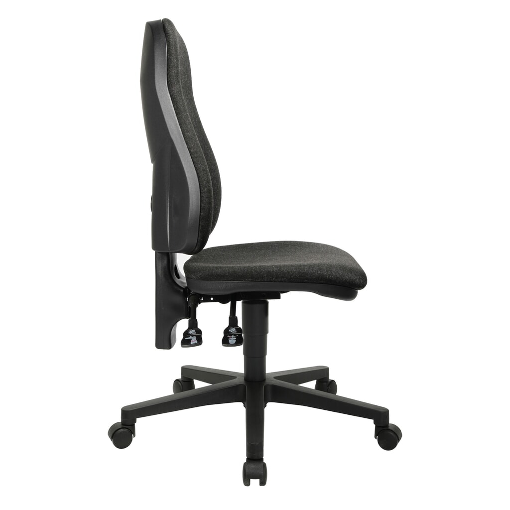 Topstar® Bürodrehstuhl Point 60, Muldensitz, anthrazitgrau Produktabbildung Nr. 4: Topstar® Bürodrehstuhl Point 60, Muldensitz, anthrazitgrau