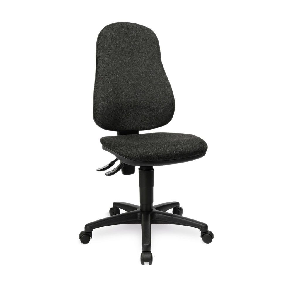 Produktabbildung: Topstar® Bürodrehstuhl Point 70, Bandscheibensitz, anthrazitgrau